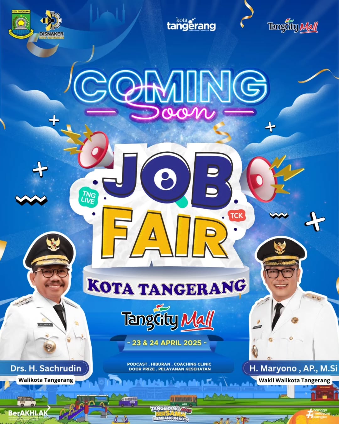 50819jangan lewatkan pemkot tangerang akan gelar job fair 23 24 april 2025 di tangcity mall 508191